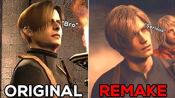 Resident Evil 4 Remake vs Original - Leon