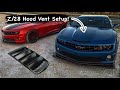 Z28 Hood Vent Setup on 5th Gen Camaro SS/RS! | Hood Extractor Mod Idea for your 5th Gen Camaro!