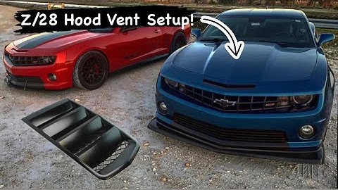 Z28 or SS Hood Vent Setup on 5th Gen Camaro SS/RS! | Mod Ideas for your 5th Gen Camaro SS or RS