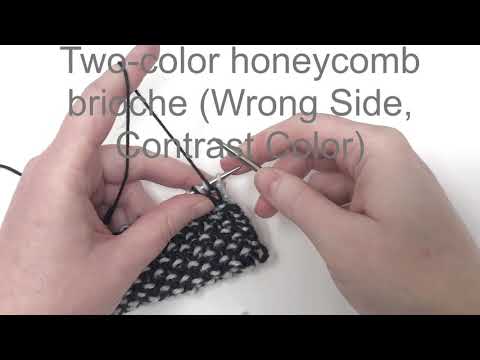 Two-color Honeycomb Brioche - WS CC