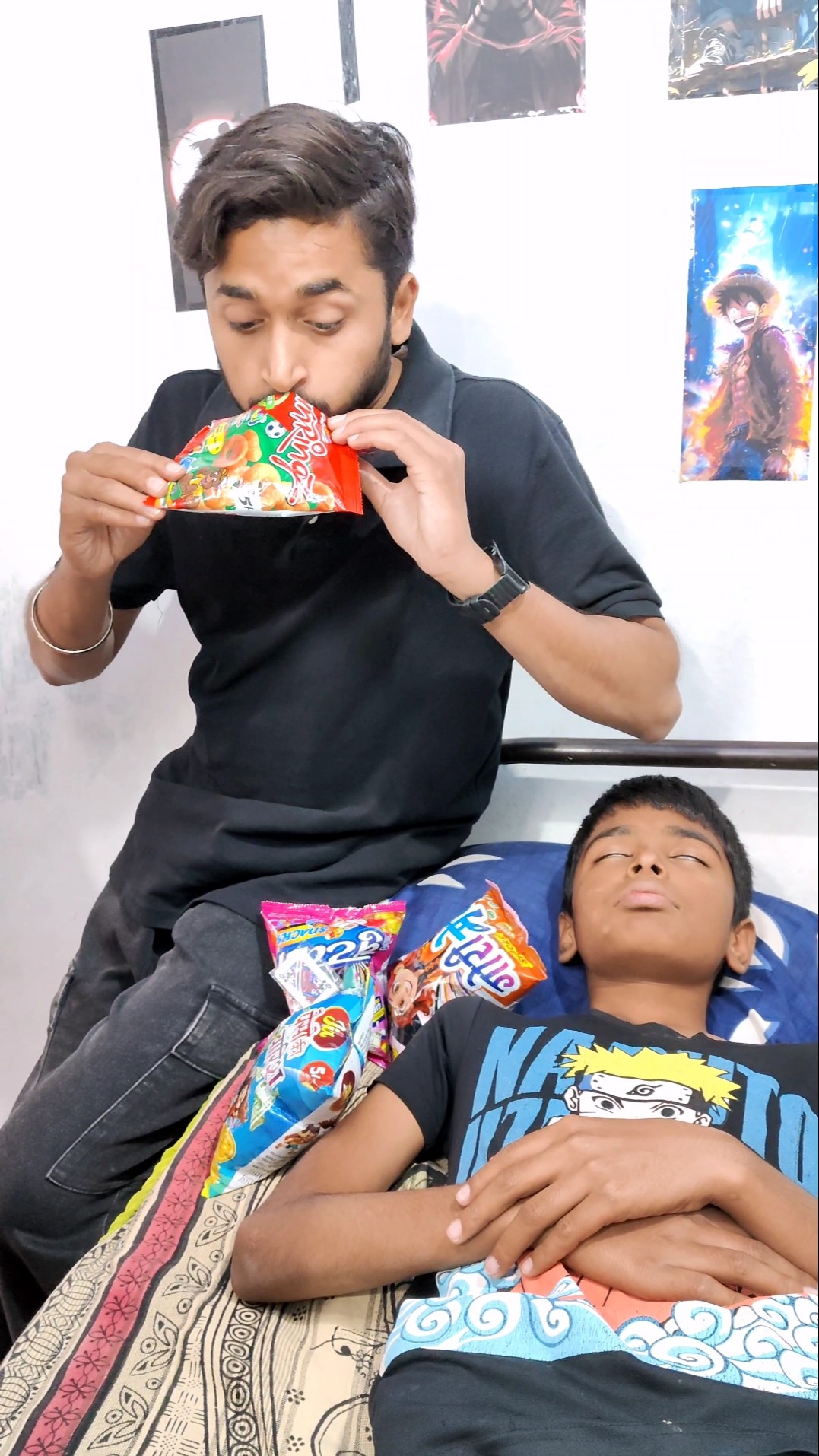 Nitin Ka Kurkura Mene Kha Liya ??#shorts