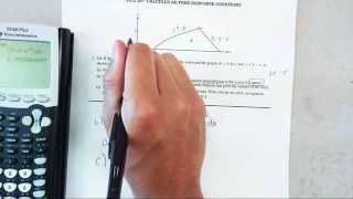 2012 ap calculus ab free response question 2