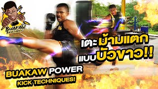 Buakaw Power Kick Techniques!!!! (Eng Sub) EP.6 | Buakaw Banchamek