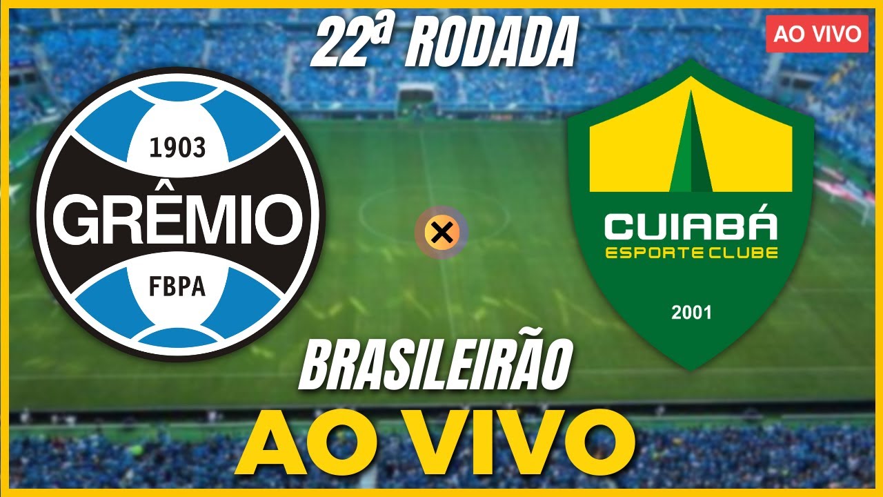 Onde vai passar o jogo do GRÊMIO x CUIABÁ (03/09)? Passa na GLOBO