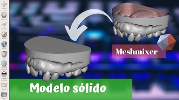 Como crear un modelo sólido en meshmixer💥