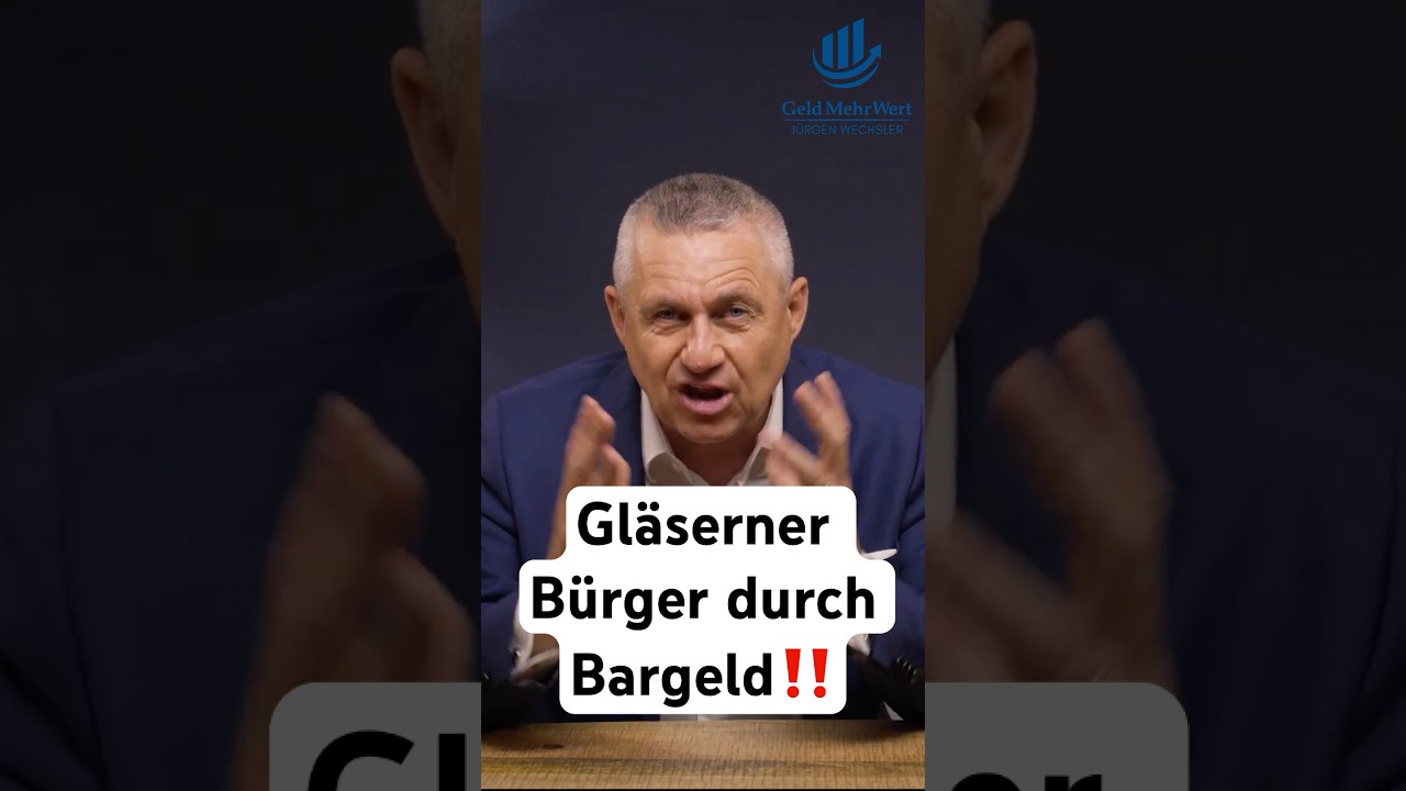 Gläserner Bürger durch Bargeld! 💶 #bargeld #finanziellefreiheit #bargeldtracking