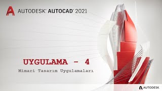 AutoCAD  Köy Evi Mimari Projesi (Uygulama1)