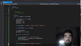 C# - (Csharp) Tek Boyutlu Diziler - #Ders 11