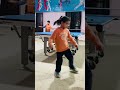 Sideways cone touching legs movement exercise 6 years