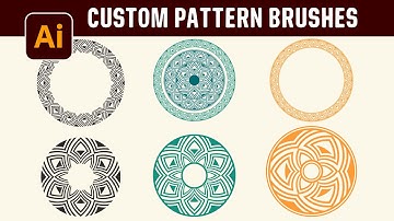 Custom Pattern Brushes Tutorial - Design your own Brushes in Adobe Illustrator