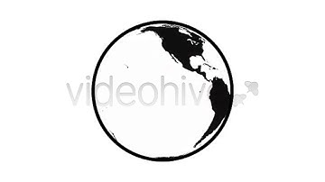 Minimal World Globe | Motion Graphics - Videohive template