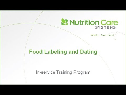 Food Labeling and Dating In-Service