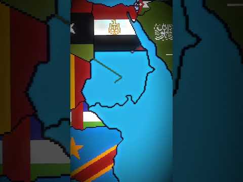 Small Scale Sudans Minecraft Sudan Southsudan Africa Map Flag Geography Phonk Shorts