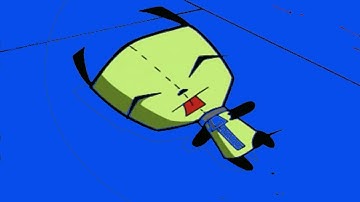 Invader Zim and Gir Blue Screen