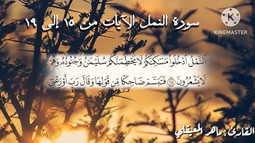 سورة النمل الآيات من ١٥ إلى ١٩ | ماهر المعيقلي