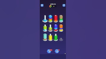 Nut Sort Gameplay - Level 214 | Sorting Puzzle Challenge #androidgaming #gamingcommunity #nutsort