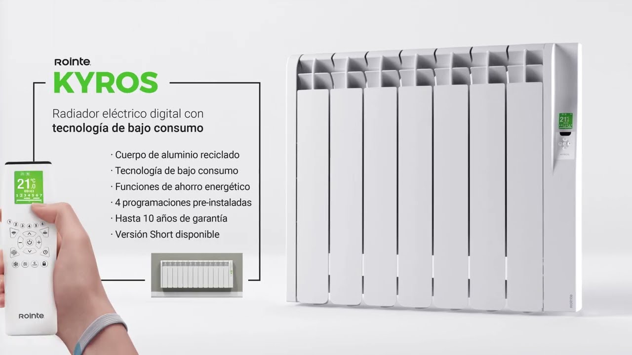 Radiadores Eléctricos de Bajo Consumo ▷ Rointe España