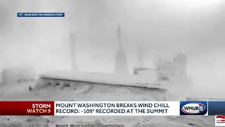 Meteorologist describes record-breaking cold conditions atop Mount Washington