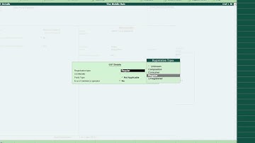 GST in Tally ERP 9 Release 6   Interstate Transaction Master & Entry
