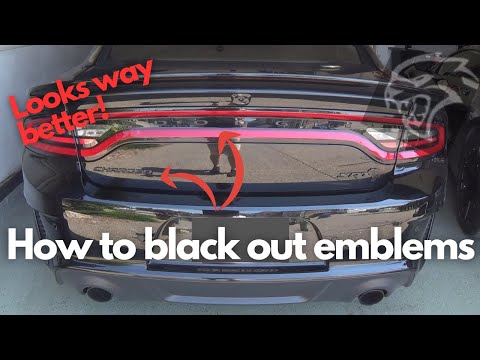 I Blacked out the Emblems on my Hellcat.