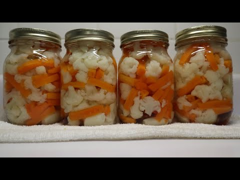 Video: Canned Cauliflower With Vegetables