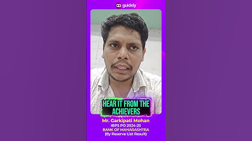 Congrats, Mr. Garkipati Mohan, on Clearing IBPS PO 2024-25 | Through Reserve List#ibpspo2025 #ibpspo