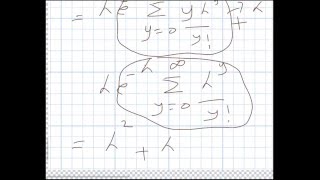 Poisson Random Variable: Variance