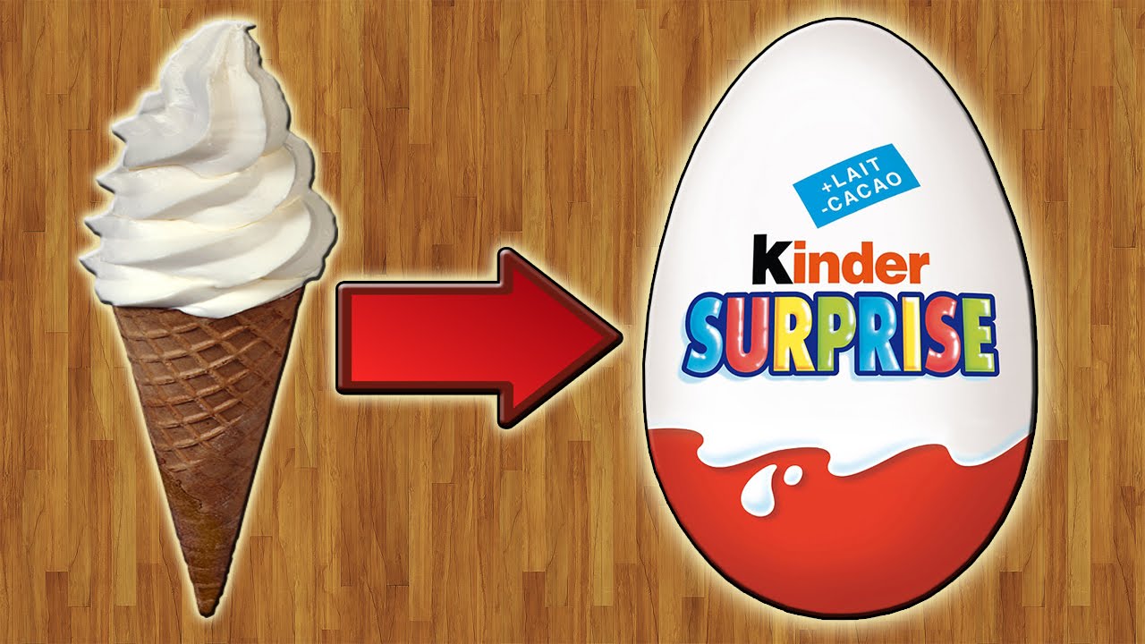 DIY - Мороженое в Киндер Сюрпризе. Kinder SURPRISE УЖЕ НЕ БУДЕТ ПРЕЖНИМ ...