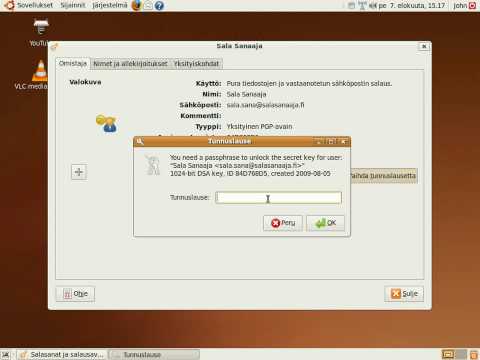 PGP - Ubuntu - salasanan vaihto