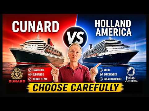 Holland America vs Cunard:  This is What You NEED To Know!