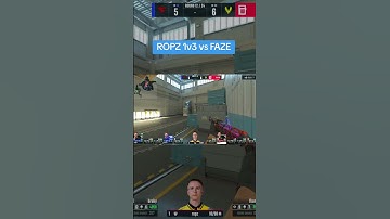 ROPZ 🇪🇪 1 versus 3 against FAZE Clan during Blast Open London 🔥 #cs2 #vitality #faze #ropz #clips