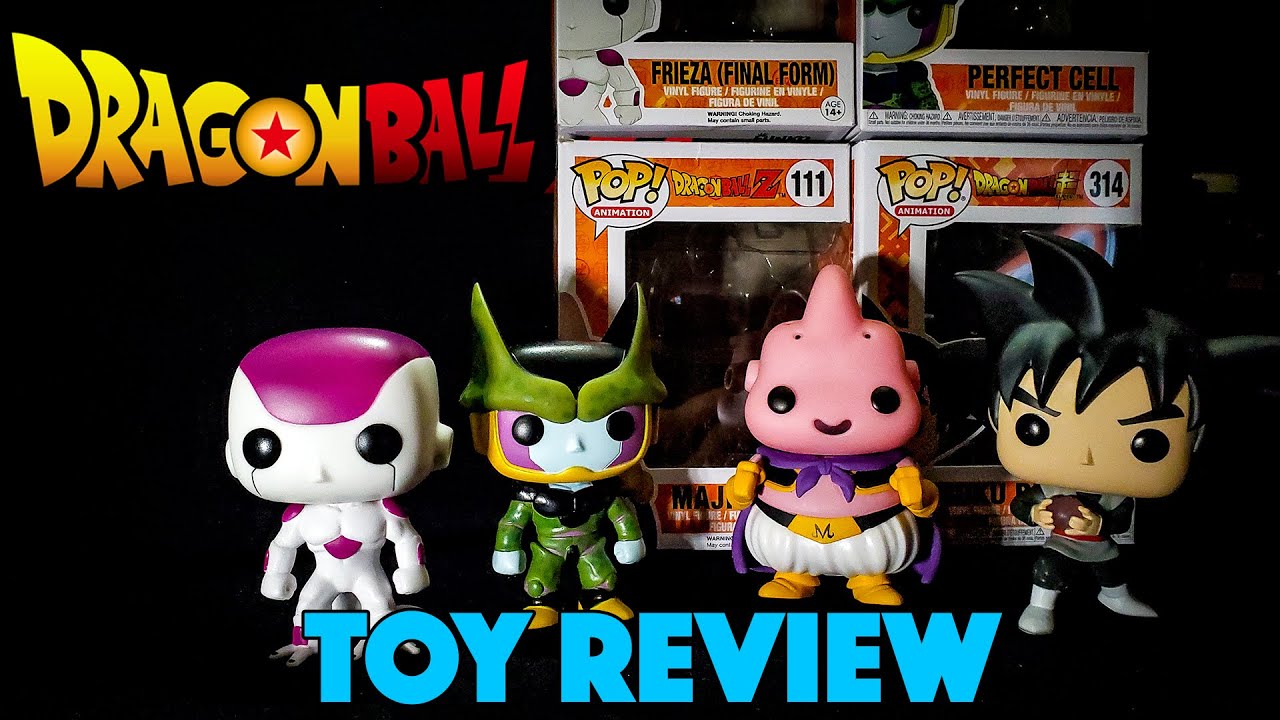 UNBOXING! Funko Dragon Ball Z Pop Figures - Final Form Frieza, Perfect Cell, Majin Buu, Goku Black