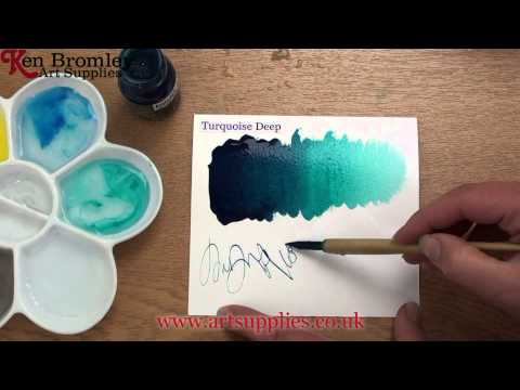 Liquitex Professional Acrylic Ink Demo by Jimmy Leslie - Jerrys