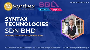 Syntax Technologies Sdn Bhd  Corporate Video