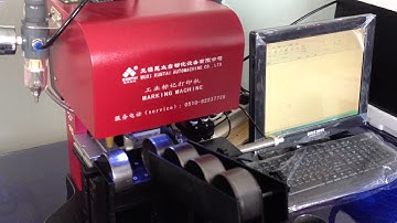 automatic pneumatic dot peen marking machine