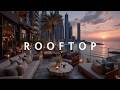 Sunset Chillout Lounge Music | Ambient Rooftop City Skyline Vibes