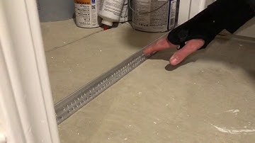 How to glue a carpet transition to concrete floor