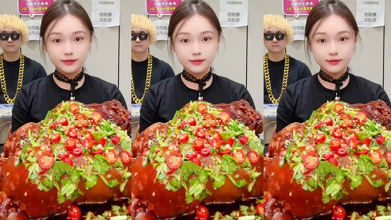 😱🥩Giant & Spicy Food Platter – Braised pork knuckle丨 Mukbang for True Foodies!🔥