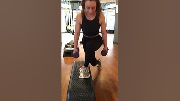 Deck deficit curtsy lunge