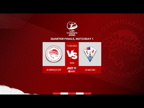 Olympiacos SFP vs CN Mataro | LEN Champions League Quarter Finals, Matchday 1