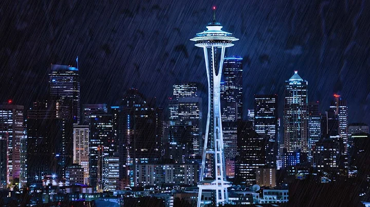 Seattle Rain & City Sounds White Noise | Rainstorm...