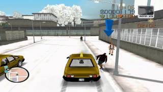 GTA III - Frosted Winter - Місія 28 Taxi Driver HD