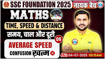 Time Speed and Distance for SSC CGL, CHSL, CPO, MTS 2025 | SSC Maths Classes By Rahul Teotia Sir