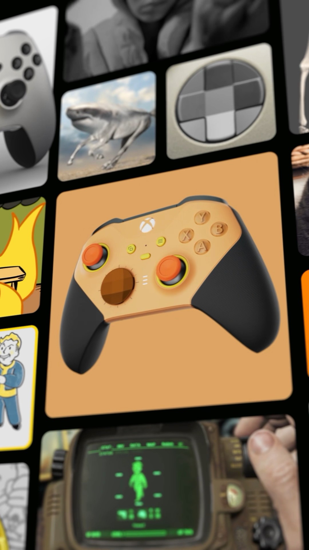 Inspired by the internet? This is fine ? Design your controller with Xbox Design Lab