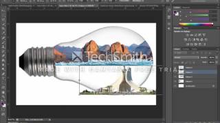Manipulation Photoshop│Algeria in a Light Bulb screenshot 1