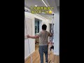 The installation was completed in ten minutes and the customer was shocked #partition door