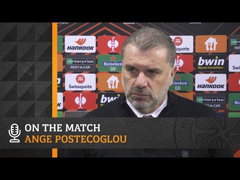 On the Match | Ange Postecoglou: Bayer Leverkusen 3-2 Celtic