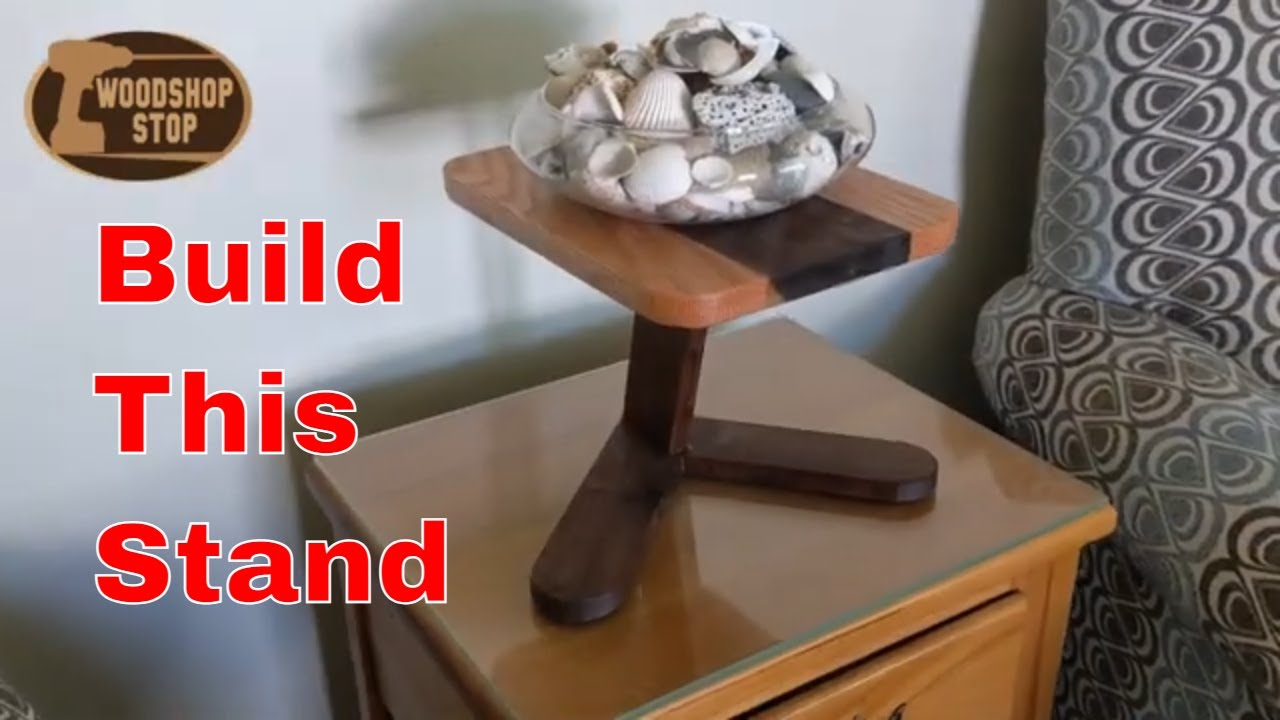 Build the perfect small plant stand.#woodworking #howto - YouTube