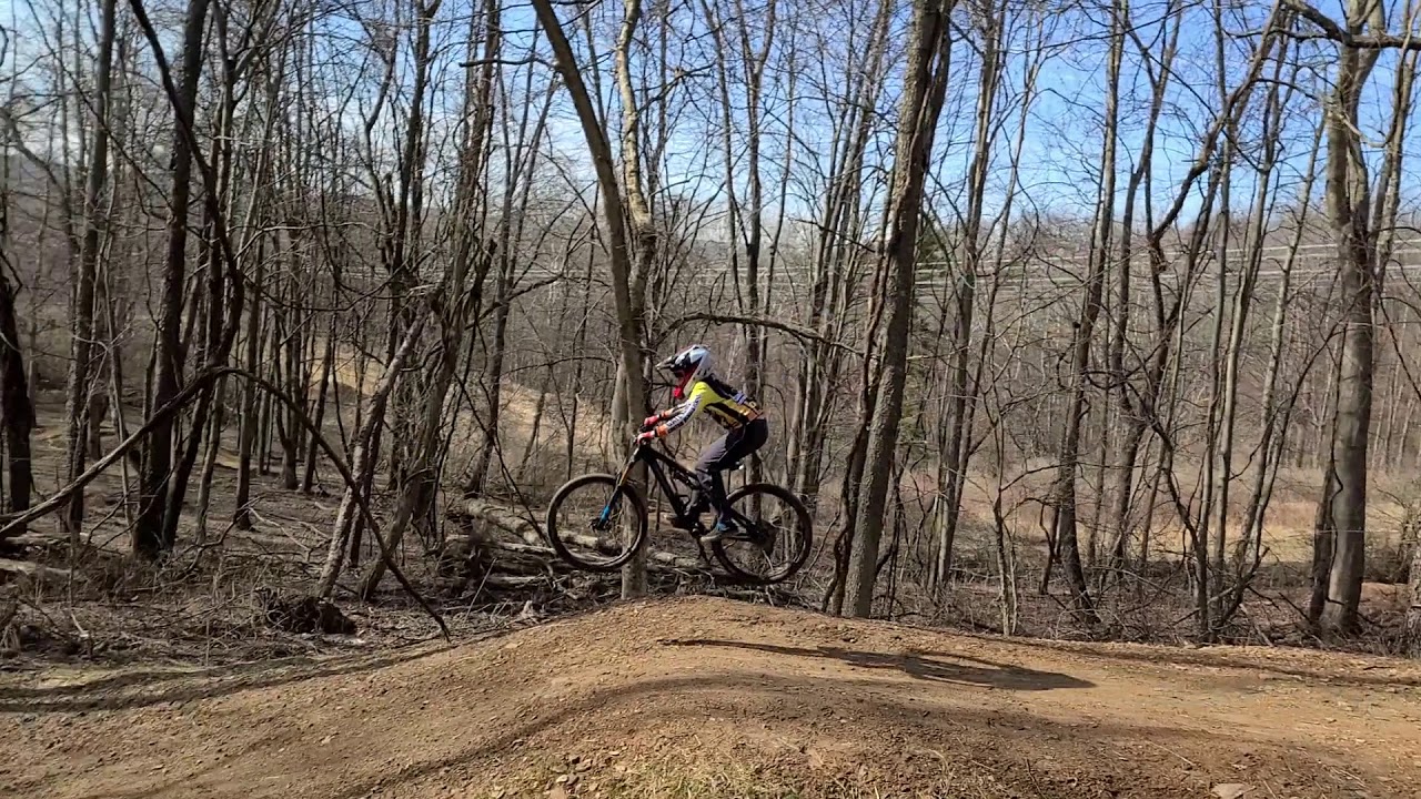 John Baruth (age 11) at Horns Hill "Slim Shady" Jump Line YouTube