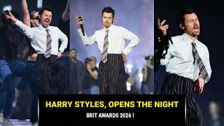 🎤✨ Harry Styles opens the 2026 BRIT Awards with a stunning 'Aperture' performance 🔥🏆
